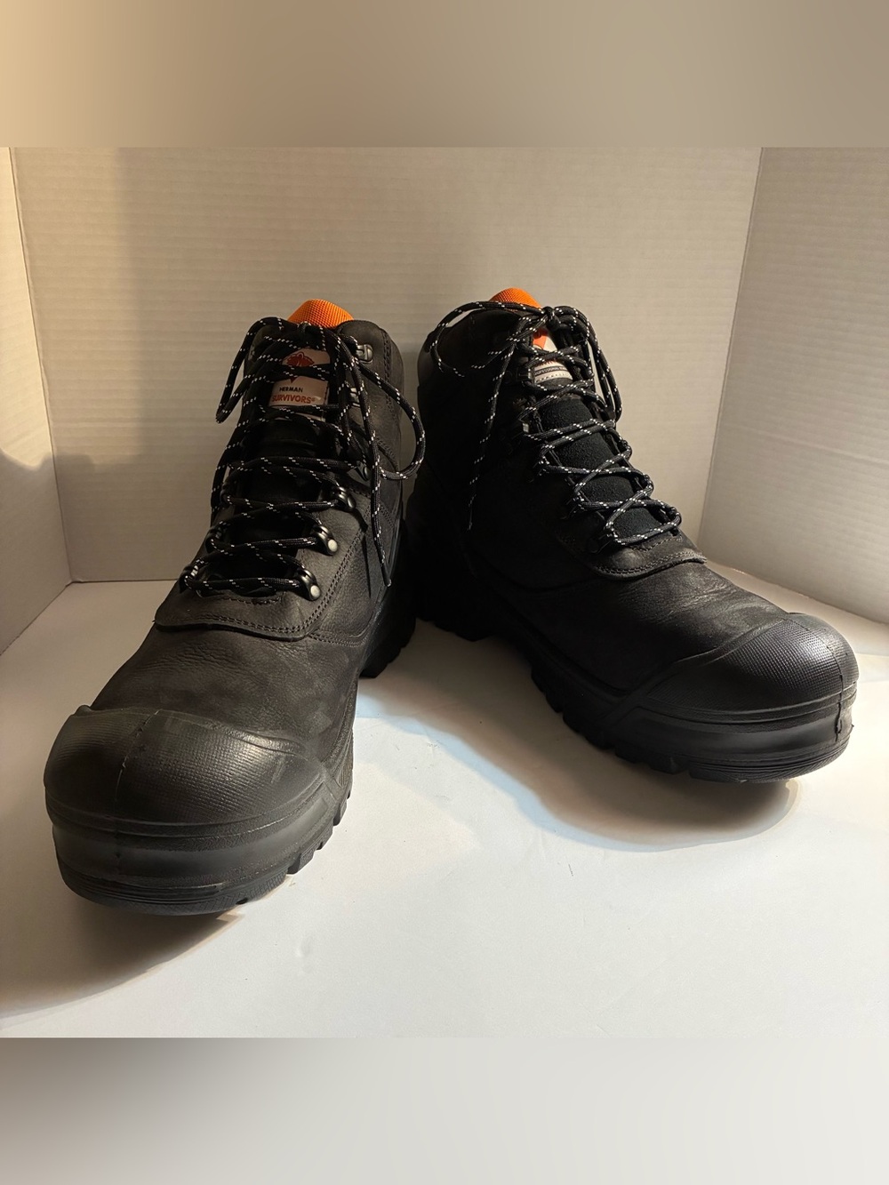 Herman Survivors Men's 13 Black Work Boots